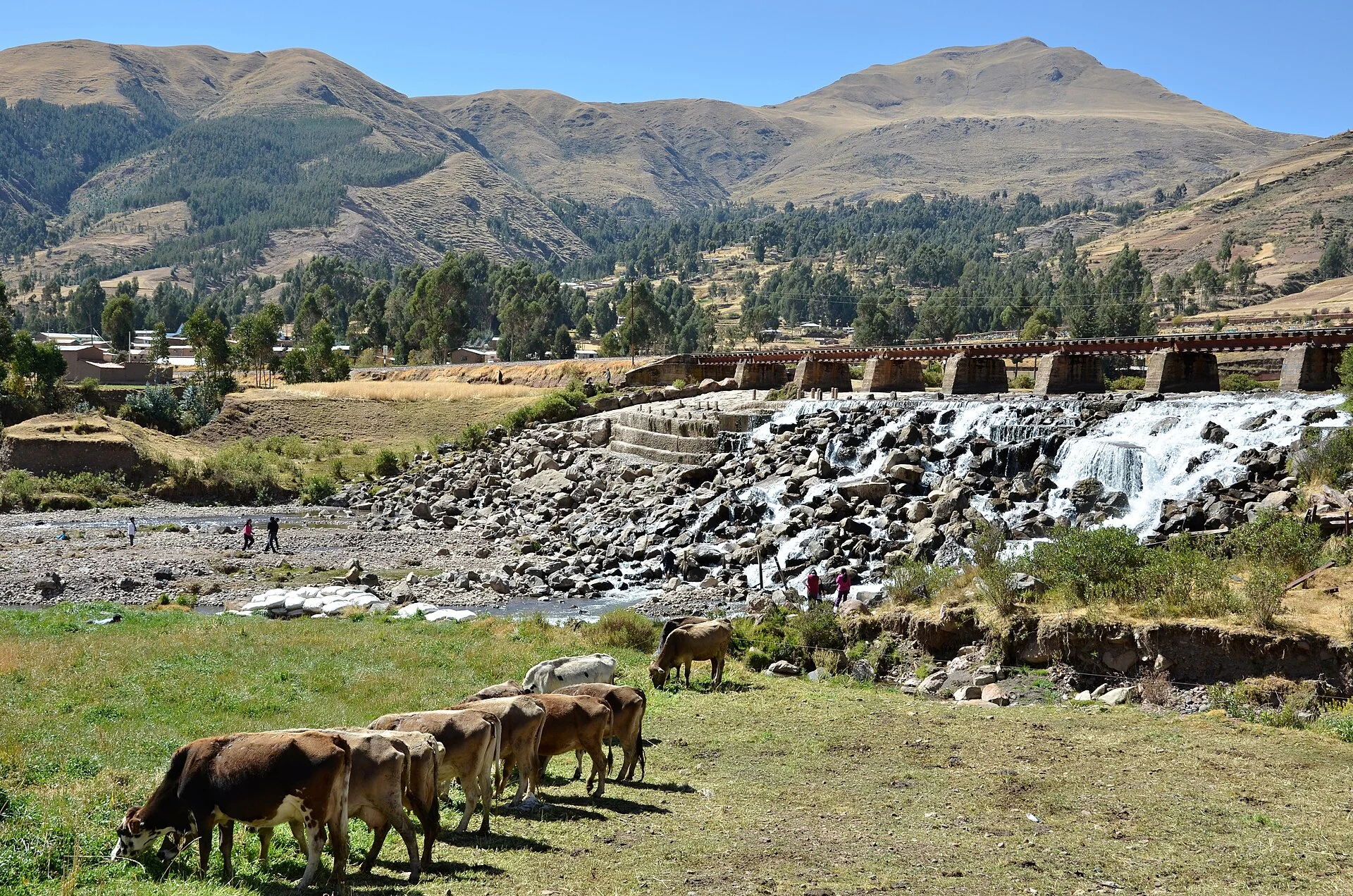 Paisaje cercano a Sicuani, provincia de Canchis